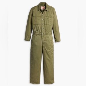 Levi's Premium ICONIC JUMPSUIT military green olive XS NWT